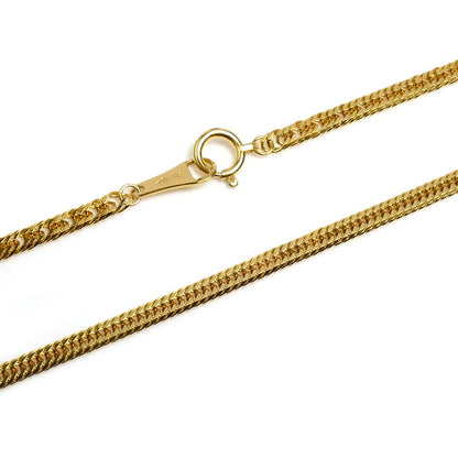 K24YG イエローゴールド ネックレス 喜平6面トリプルカット 9.3g 50cm ユニセックス【未使用】【買取品】