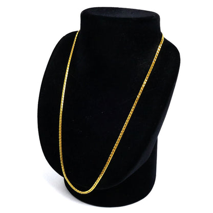 K24YG イエローゴールド ネックレス 喜平6面トリプルカット 9.3g 50cm ユニセックス【未使用】【買取品】