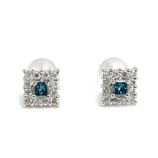 Prefito プレフィート Pt900プラチナ ピアス ダイヤモンド0.48ct/0.48ct 3.0g レディース【中古】【美品】