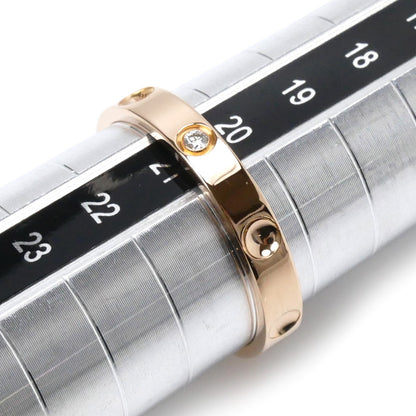 LOUIS VUITTON ルイ・ヴィトン K18PG ピンクゴールド プティット バーグアンプラント 1Pダイヤ リング・指輪 ダイヤモンド 20.5号 61 4.1g レディース【中古】【美品】