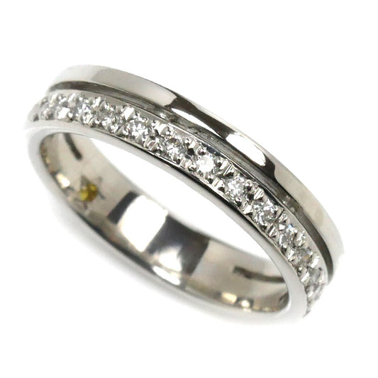 STAR JEWELRY スタージュエリー Pt950プラチナ Section ハーフエタニティ リング・指輪 2PR0282 ダイヤモンド0.11ct 6号 4.7g レディース【中古】