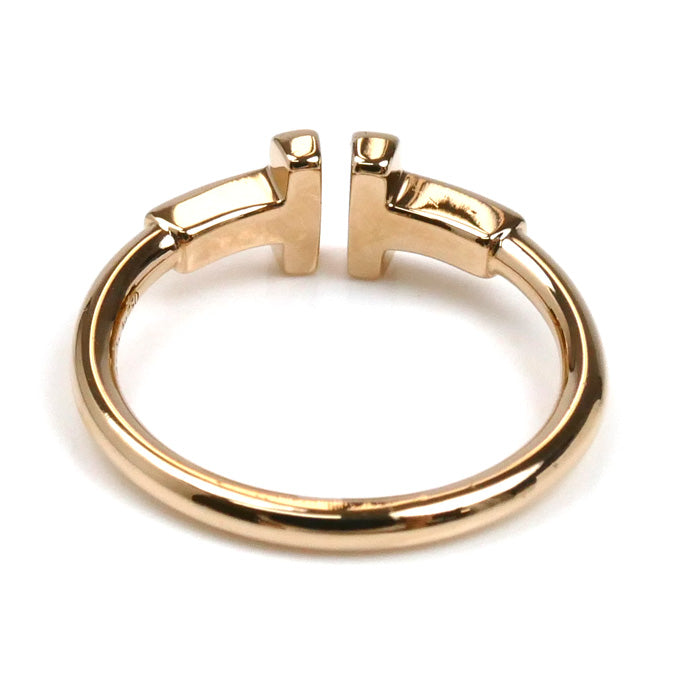 TIFFANY&Co. ティファニー K18PG ピンクゴールド Tワイヤー リング・指輪 60147375 11号 3.2g レディース【中古】【美品】