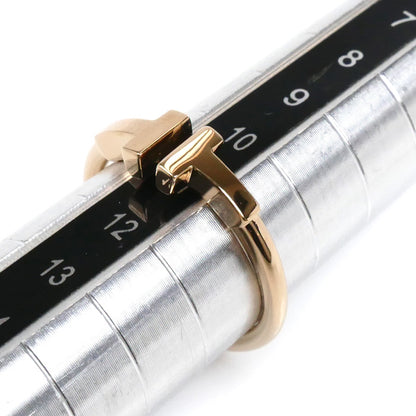 TIFFANY&Co. ティファニー K18PG ピンクゴールド Tワイヤー リング・指輪 60147375 11号 3.2g レディース【中古】【美品】