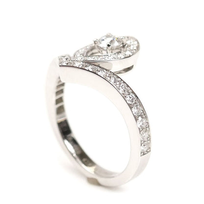 Chaumet ショーメ K18WG ホワイトゴールド ジョゼフィーヌ エグレット リング・指輪 083510-048 ダイヤモンド 8号 48 4.6g レディース【中古】【美品】
