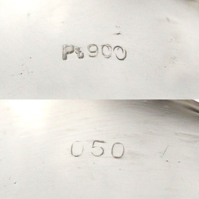 Pt900プラチナ リング・指輪 ダイヤモンド0.50ct 23.5号 26.9g メンズ【中古】