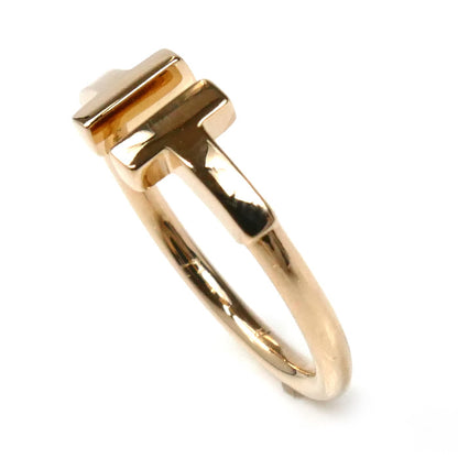 TIFFANY&Co. ティファニー K18PG ピンクゴールド Tワイヤー リング・指輪 60147389 7号 2.7g レディース【中古】【美品】