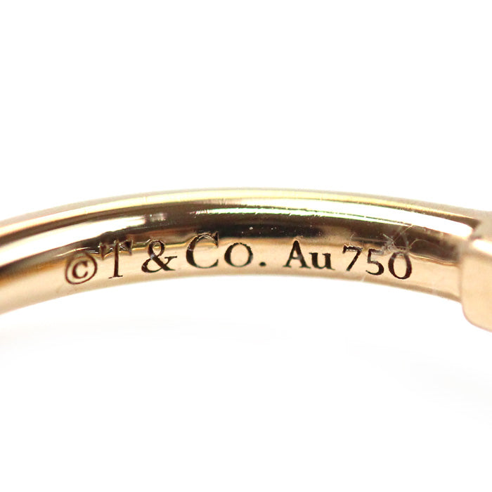 TIFFANY&Co. ティファニー K18PG ピンクゴールド Tワイヤー リング・指輪 60147389 7号 2.7g レディース【中古】【美品】