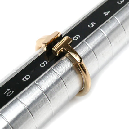 TIFFANY&Co. ティファニー K18PG ピンクゴールド Tワイヤー リング・指輪 60147389 7号 2.7g レディース【中古】【美品】