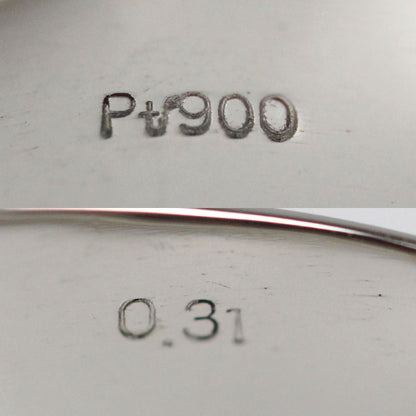 Pt900プラチナ リング・指輪 ダイヤモンド0.31ct 20号 18.8g メンズ【中古】【美品】