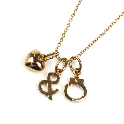 TIFFANY&Co. ティファニー K18PG ピンクゴールド ノーティ＆ナイス ネックレス 3.8g 48cm レディース【中古】【美品】