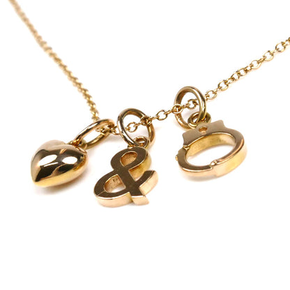 TIFFANY&Co. ティファニー K18PG ピンクゴールド ノーティ＆ナイス ネックレス 3.8g 48cm レディース【中古】【美品】