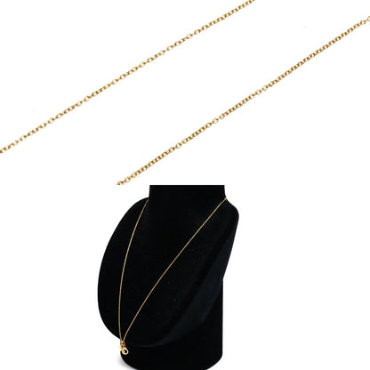 TIFFANY&Co. ティファニー K18PG ピンクゴールド ノーティ＆ナイス ネックレス 3.8g 48cm レディース【中古】【美品】