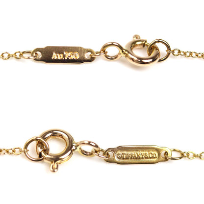 TIFFANY&Co. ティファニー K18PG ピンクゴールド ノーティ＆ナイス ネックレス 3.8g 48cm レディース【中古】【美品】