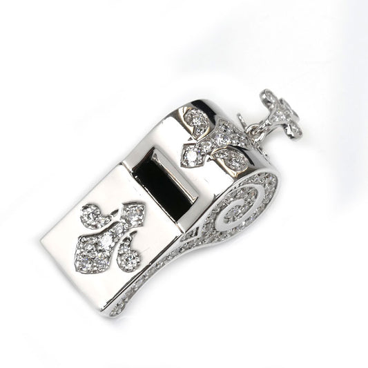 ゆきざき K18WG ホワイトゴールド ヨビコ ペンダントトップ W31293.12.9.5 ダイヤモンド1.26ct 12.4g ユニセックス【中古】