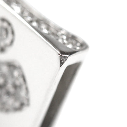 ゆきざき K18WG ホワイトゴールド ヨビコ ペンダントトップ W31293.12.9.5 ダイヤモンド1.26ct 12.4g ユニセックス【中古】