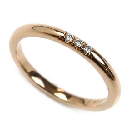 TIFFANY&Co. ティファニー K18PG ピンクゴールド クラシックバンド フォーエバー 3Pダイヤ リング・指輪 ダイヤモンド 10.5号 2.4g レディース【中古】【美品】
