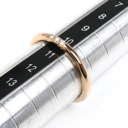 TIFFANY&Co. ティファニー K18PG ピンクゴールド クラシックバンド フォーエバー 3Pダイヤ リング・指輪 ダイヤモンド 10.5号 2.4g レディース【中古】【美品】