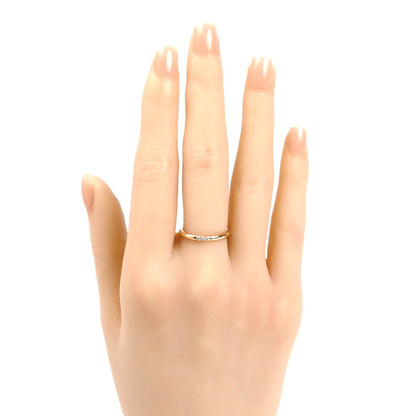 TIFFANY&Co. ティファニー K18PG ピンクゴールド クラシックバンド フォーエバー 3Pダイヤ リング・指輪 ダイヤモンド 10.5号 2.4g レディース【中古】【美品】