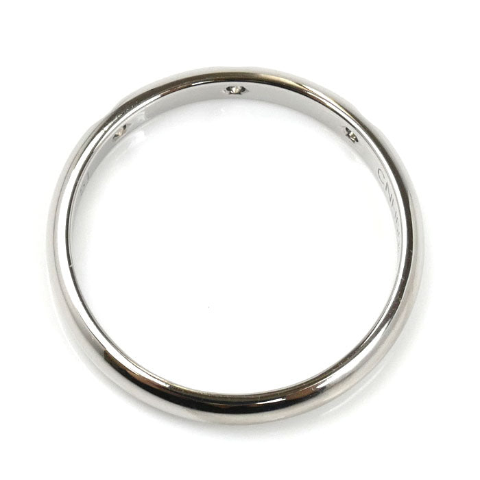 CARTIER カルティエ Pt950プラチナ ウェディング 3Pダイヤ リング・指輪 B4058351 ダイヤモンド 11号 51 2.9g レディース【中古】【美品】