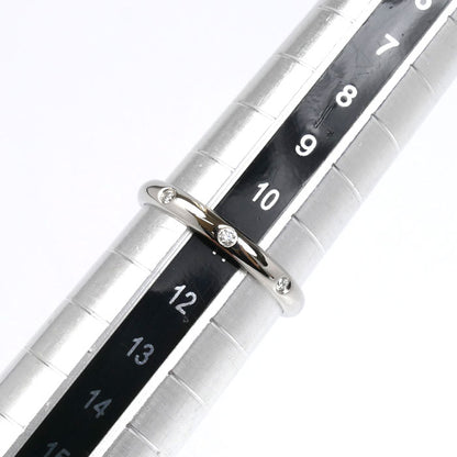 CARTIER カルティエ Pt950プラチナ ウェディング 3Pダイヤ リング・指輪 B4058351 ダイヤモンド 11号 51 2.9g レディース【中古】【美品】