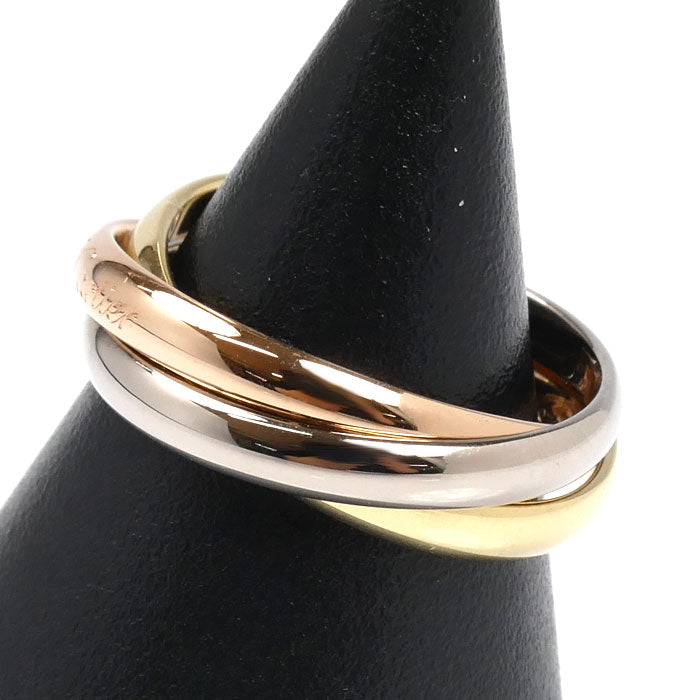 CARTIER カルティエ K18YG/PG/WG トリニティ SM リング・指輪 B4235147 7号 47 5.6g レディース【中古】【美品】