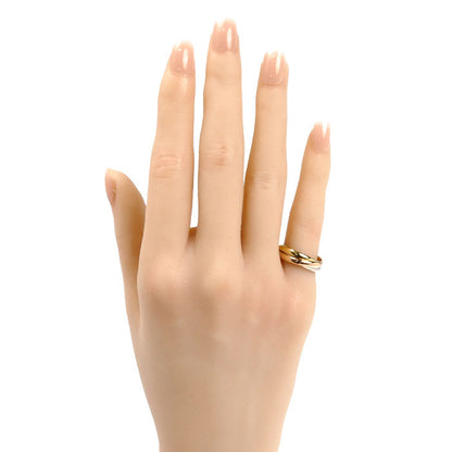 CARTIER カルティエ K18YG/PG/WG トリニティ SM リング・指輪 B4235147 7号 47 5.6g レディース【中古】【美品】