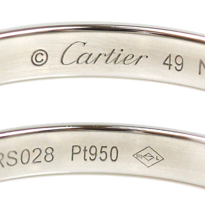 CARTIER カルティエ Pt950プラチナ ダムール リング・指輪 B4093649 ダイヤモンド 9号 49 2.1g レディース【中古】【美品】