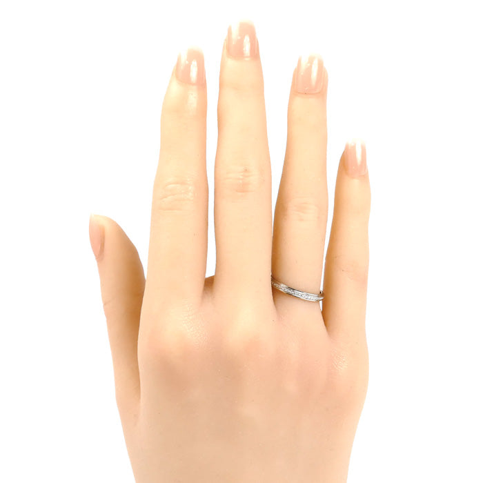 CARTIER カルティエ Pt950プラチナ ダムール リング・指輪 B4093649 ダイヤモンド 9号 49 2.1g レディース【中古】【美品】