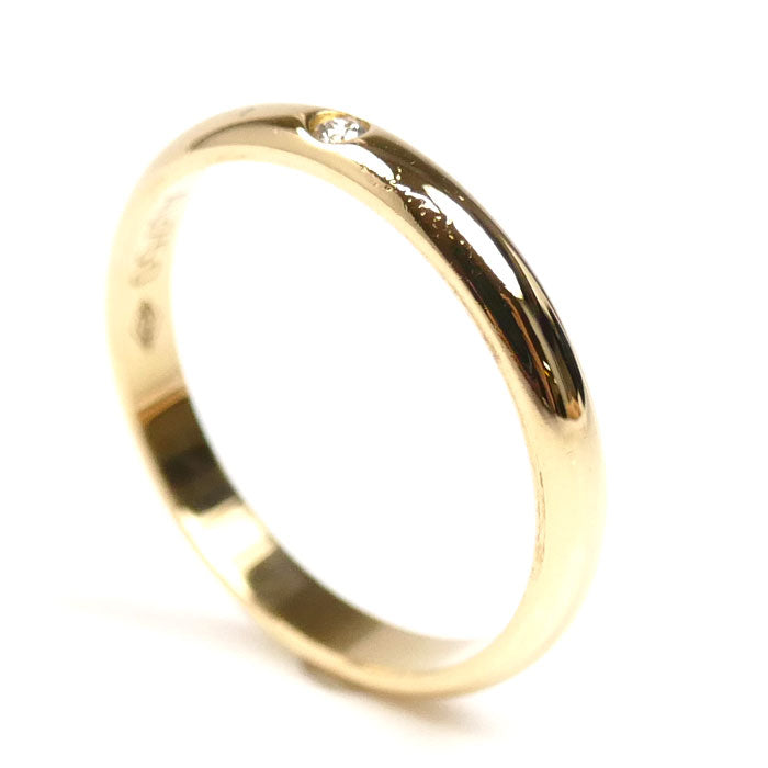 CARTIER カルティエ K18YG イエローゴールド 1895 ウェディング リング・指輪 B4057650 ダイヤモンド 10号 50 2.2g レディース【中古】