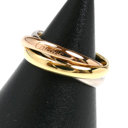 CARTIER カルティエ K18YG/PG/WG トリニティ スモール リング・指輪 B4235146 6号 46 5.3g レディース【中古】【美品】