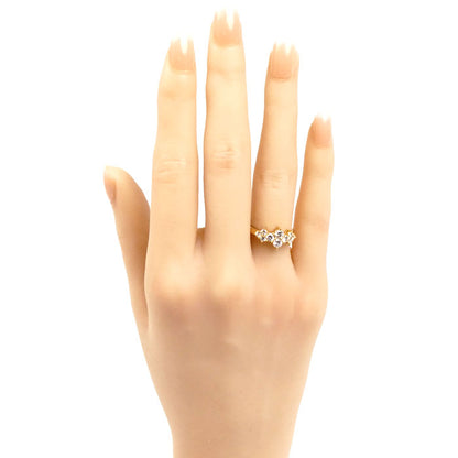 TASAKI タサキ K18YG イエローゴールド リング・指輪 ダイヤモンド0.74ct 7.5号 3.1g レディース【中古】