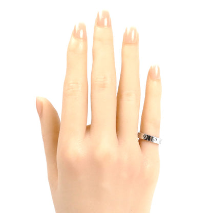 CARTIER カルティエ K18WG ホワイトゴールド ミニラブ 1Pダイヤ リング・指輪 B4050548 ダイヤモンド 8号 48 4.4g レディース【中古】【美品】