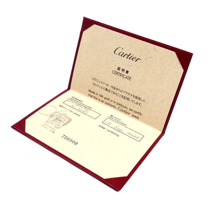 CARTIER カルティエ K18WG ホワイトゴールド ミニラブ 1Pダイヤ リング・指輪 B4050548 ダイヤモンド 8号 48 4.4g レディース【中古】【美品】