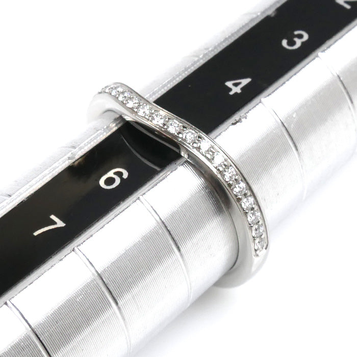 CARTIER カルティエ Pt950プラチナ バレリーナ ウェディング セミパヴェセッティング リング・指輪 B4093045 ダイヤモンド 5号 45 2.7g レディース【中古】【美品】