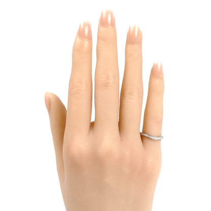 CARTIER カルティエ Pt950プラチナ バレリーナ ウェディング セミパヴェセッティング リング・指輪 B4093045 ダイヤモンド 5号 45 2.7g レディース【中古】【美品】