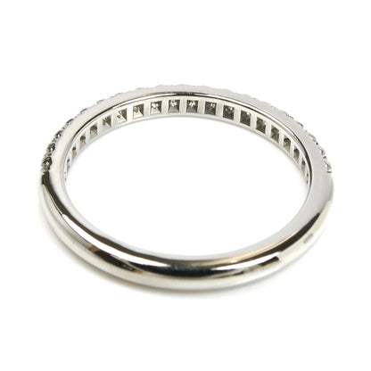 TIFFANY&Co. ティファニー Pt950プラチナ ソレスト ハーフ エタニティ リング・指輪 60004098 ダイヤモンド 8号 2.8g レディース【中古】【美品】