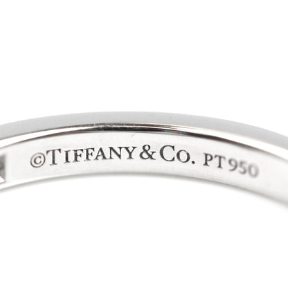 TIFFANY&Co. ティファニー Pt950プラチナ ソレスト ハーフ エタニティ リング・指輪 60004098 ダイヤモンド 8号 2.8g レディース【中古】【美品】