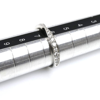 TIFFANY&Co. ティファニー Pt950プラチナ ハーモニー バンド リング・指輪 ダイヤモンド 6号 2.7g レディース【中古】【美品】
