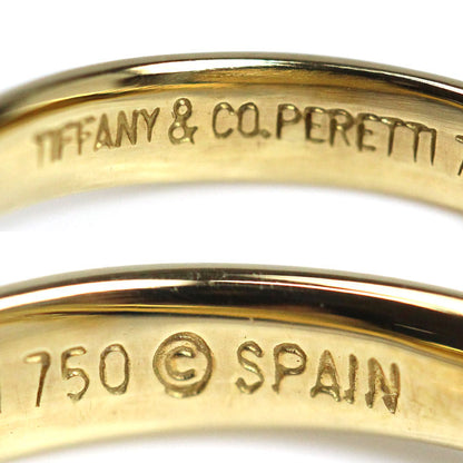 TIFFANY&Co. ティファニー K18YG イエローゴールド スネーク 3Pダイヤ リング・指輪 ダイヤモンド 12号 4.5g レディース【中古】