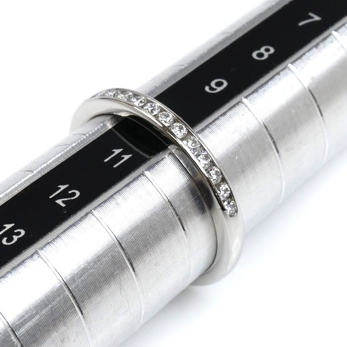 TIFFANY&Co. ティファニー Pt950プラチナ ハーフエタニティ リング・指輪 ダイヤモンド 10号 3.0g レディース【中古】【美品】