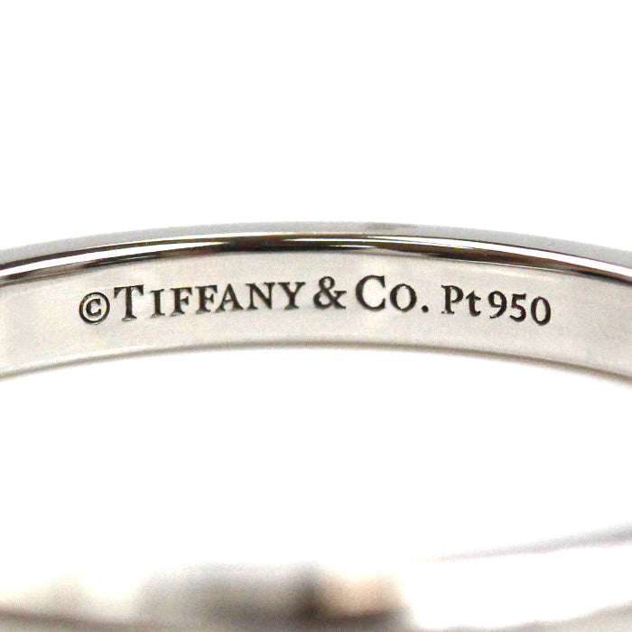 TIFFANY&Co. ティファニー Pt950プラチナ ウェディング 3Pダイヤ リング・指輪 61000917 ダイヤモンド 11号 3.6g レディース【中古】【美品】