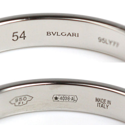 BVLGARI ブルガリ Pt950プラチナ ローマ アモール ウェディングバンド リング・指輪 360019 13.5号 54 4.8g レディース【中古】【美品】