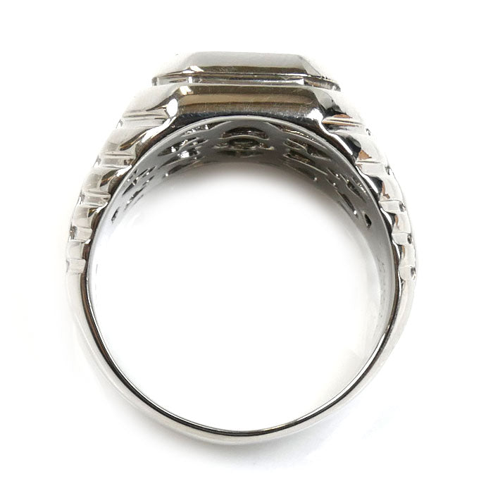 Pt900プラチナ リング・指輪 ダイヤモンド1.054ct 23号 28.5g メンズ【中古】