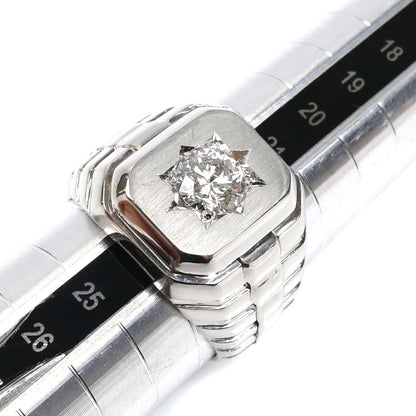 Pt900プラチナ リング・指輪 ダイヤモンド1.054ct 23号 28.5g メンズ【中古】