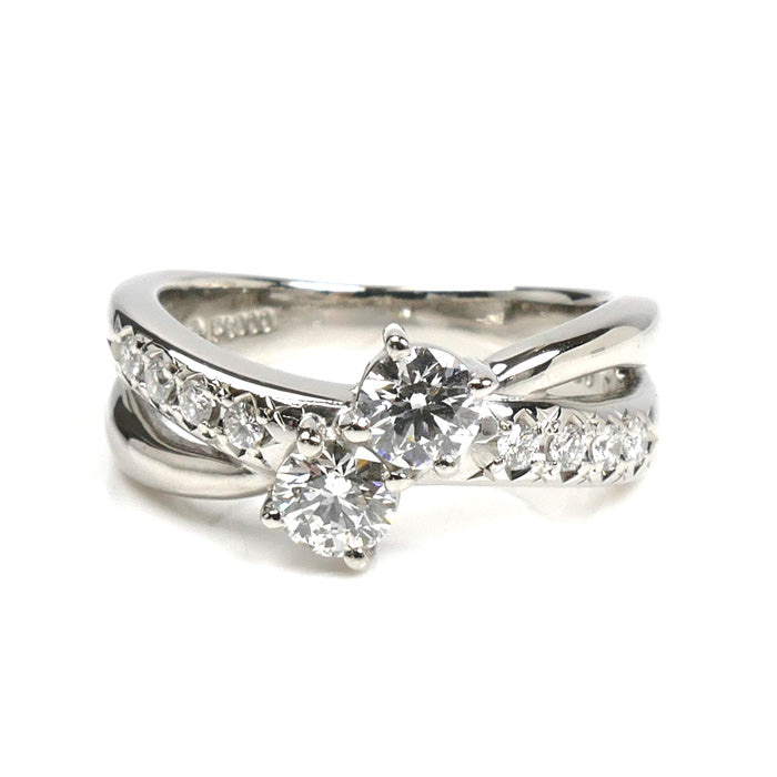 TASAKI タサキ Pt900プラチナ リング・指輪 ダイヤモンド0.56ct 9号 7.7g レディース【中古】【美品】