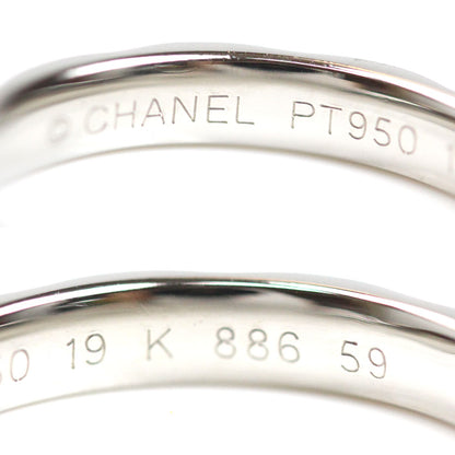 CHANEL シャネル Pt950プラチナ マトラッセ リング・指輪 18号 59 6.2g メンズ【中古】【美品】