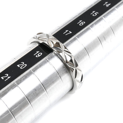 CHANEL シャネル Pt950プラチナ マトラッセ リング・指輪 18号 59 6.2g メンズ【中古】【美品】
