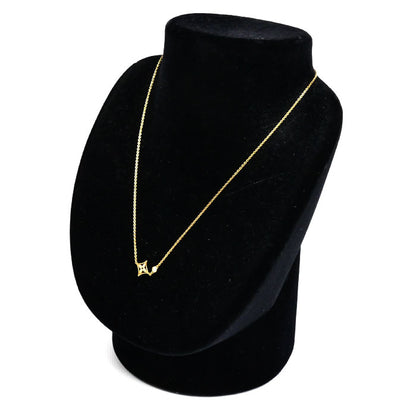 LOUIS VUITTON ルイ・ヴィトン K18YG イエローゴールド モノグラム イディール ネックレス Q93280 4.1g 38/40cm レディース【中古】【美品】