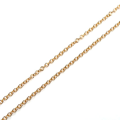 TIFFANY&Co. ティファニー K18PG ピンクゴールド Tスマイル スモール ネックレス 60011678 2.8g 41/46cm レディース【中古】【美品】