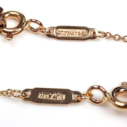 TIFFANY&Co. ティファニー K18PG ピンクゴールド Tスマイル ミニ ダイヤ ネックレス 62617772 ダイヤモンド 2.2g 40/45cm レディース【中古】【美品】